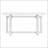 Contemporary Console Table with Wood Top, Extra Long Entryway Table for Entryway, Hallway, Living Room, Foyer, Corridor-349501971