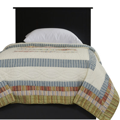 Handcrafted Fish Cotton Quilt