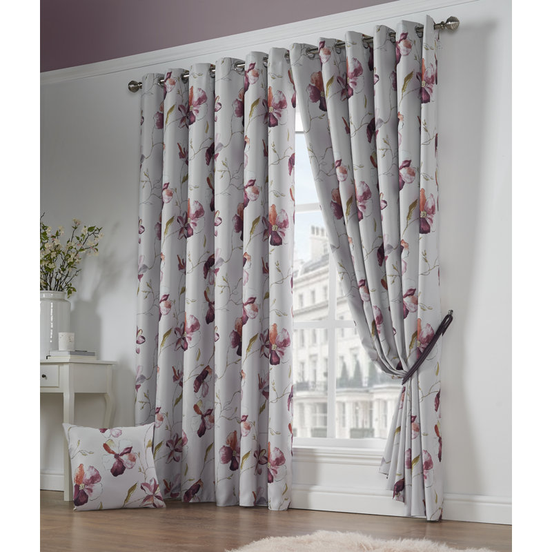 Alburtis Blackout Curtain Pair, Width 168 x Drop 229cm