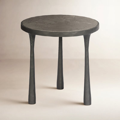 Billings 22" Genuine Marble End Table
