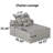 Modern Oversized Modular Sectional Sofa,Sparkling Chenille Fabric Soft Cushion Sofa With 2 Pillows,Diy Combination Tufted Sofa,No Assembly Required-2021308742