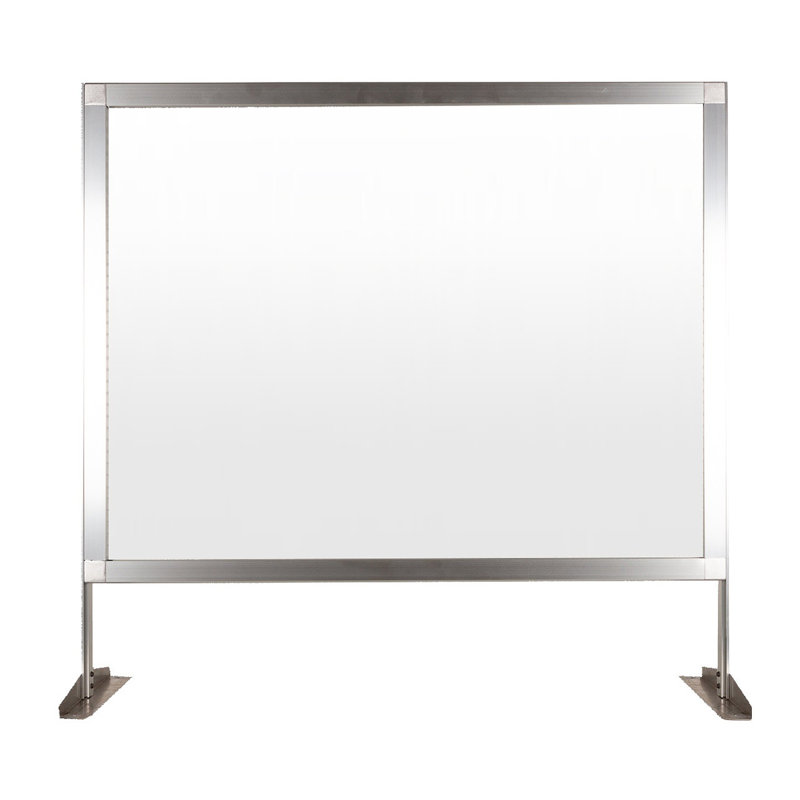 Écran de comptoir Medipanel, H 32,5 po x l 34 po x P 12 po, Givré