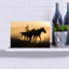 Run Between Horses by Corinne Spector - Wrapped Canvas Print-1583434830