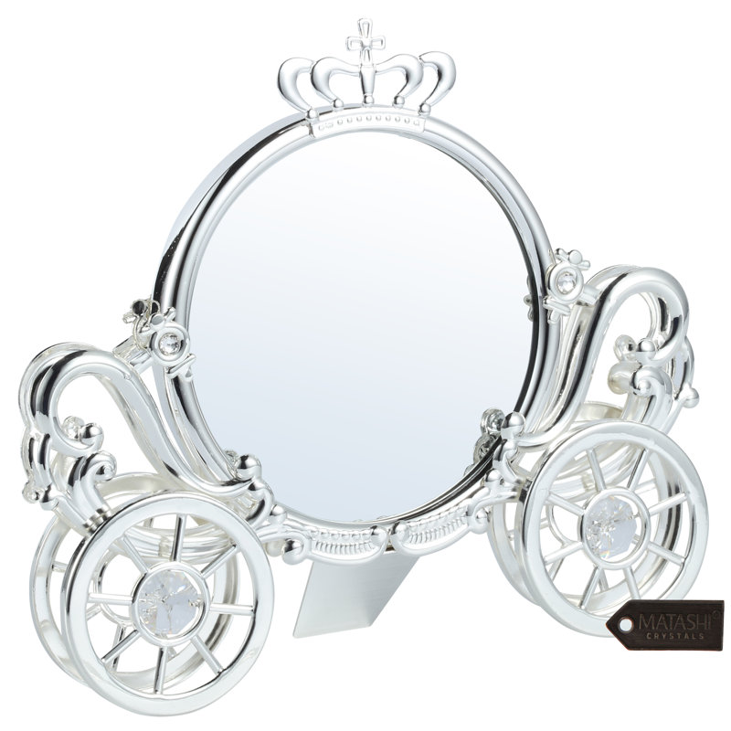 Metal Wall Mirror, Silver