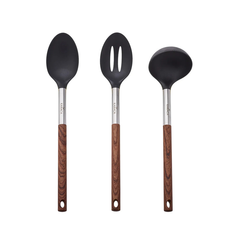 Karaca North Star 6 Piece Kitchen Utensil Set with Stand, Multi
