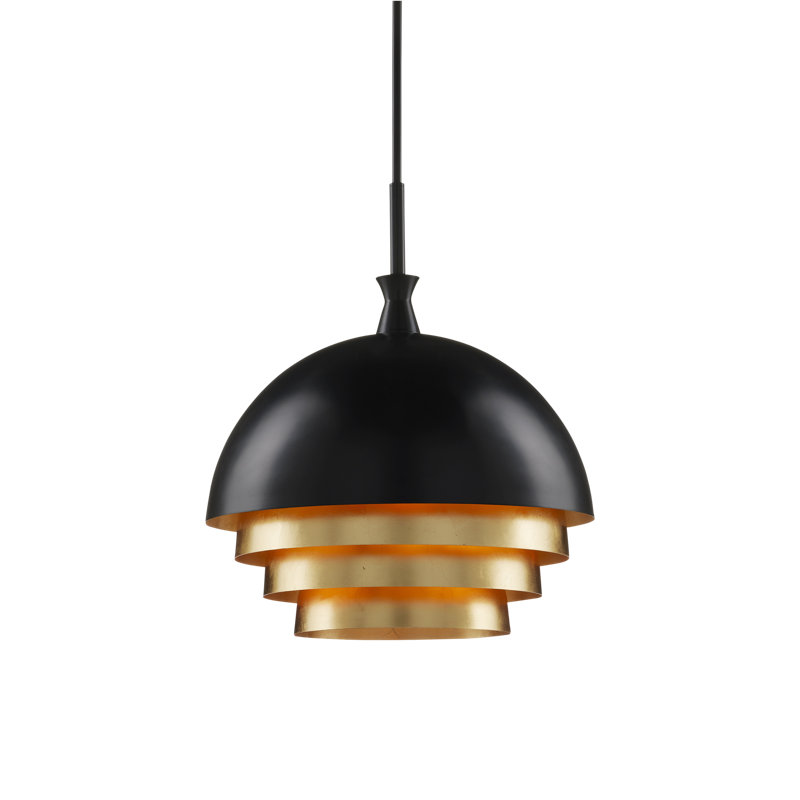 Luminaire suspendu en forme de dôme à 3 lumières Salviati
