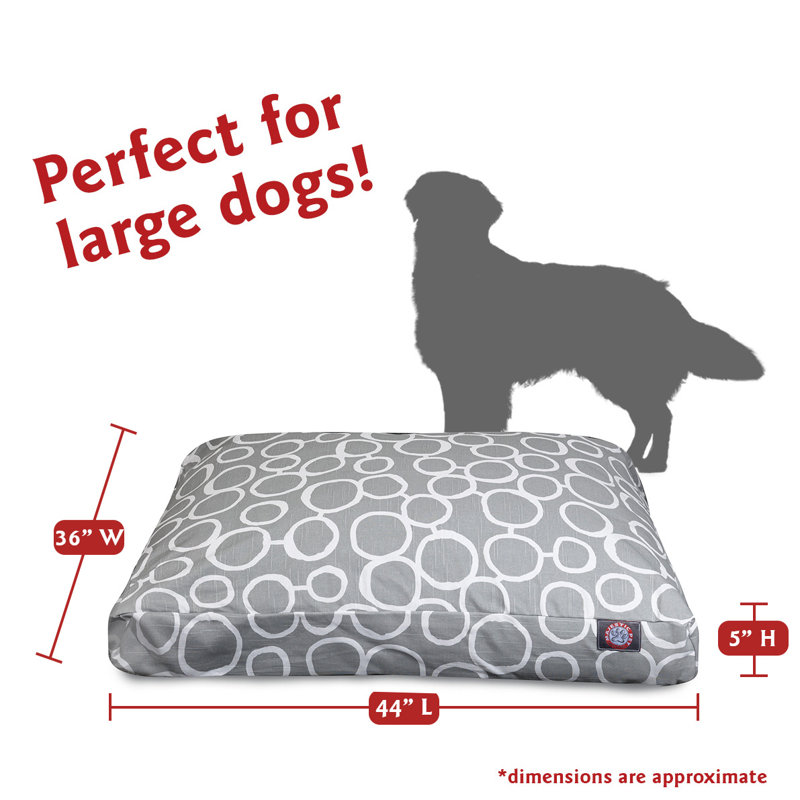 Coussin Fusion Orthopedic, Grand (l 36 po x P 44 po x H 5 po) ;, Gris