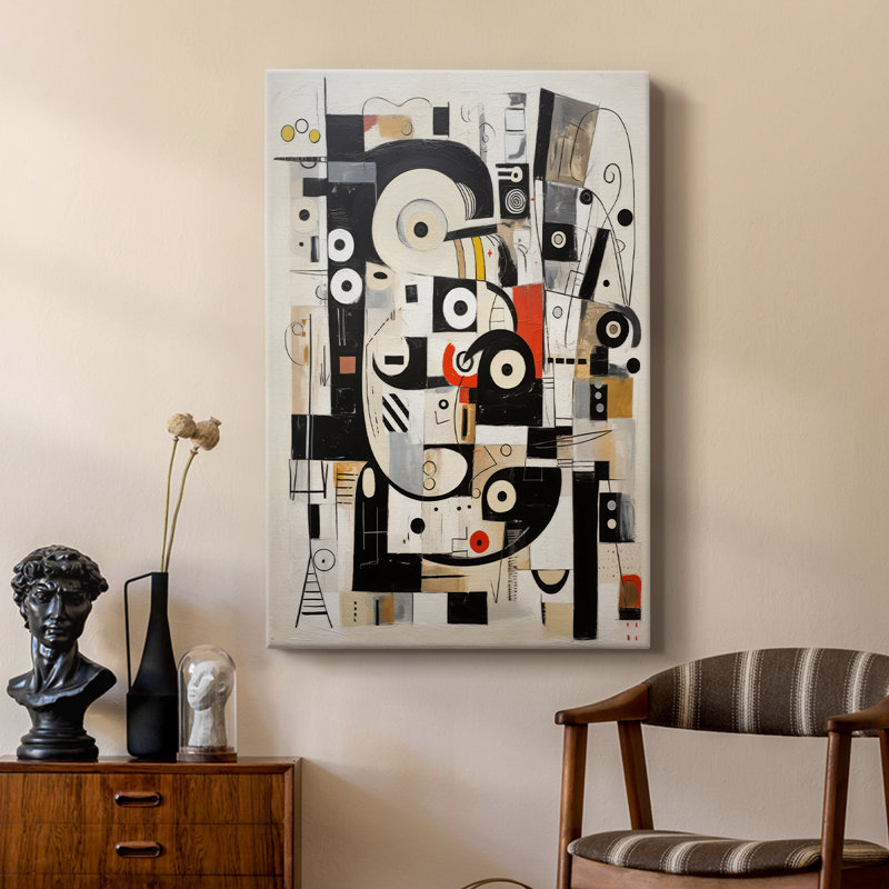 ABSTRACT Series CECLXV III - Cavas de galerie sur mesure, H 27 po x l 18 po
