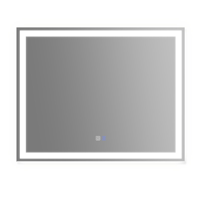 Kolston Metal Rectangle Wall Mirror, 32" x 40"