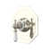 Edwardian™ 3/4" Octagonal Thermostatic Trim Without Volume Control