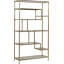 HomeAccent Geometric Bookcase