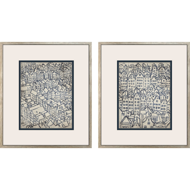 Europe Rooftops Framed Art