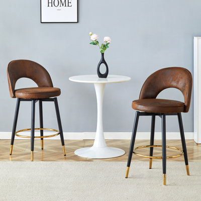 Chaise de bar rotative à 360 °