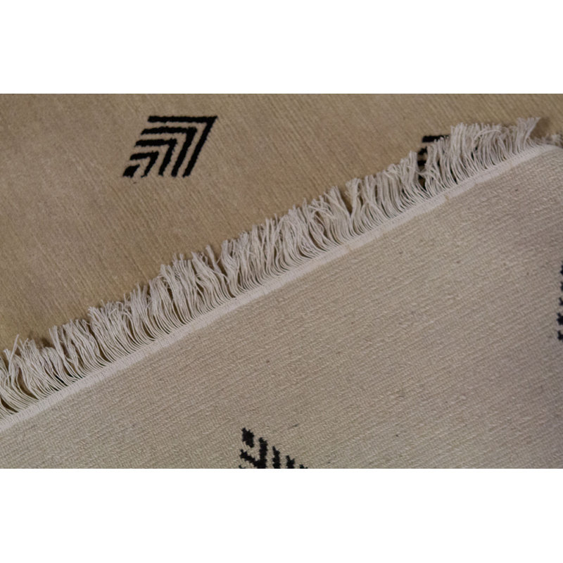 Wool Area Rug in Ivory