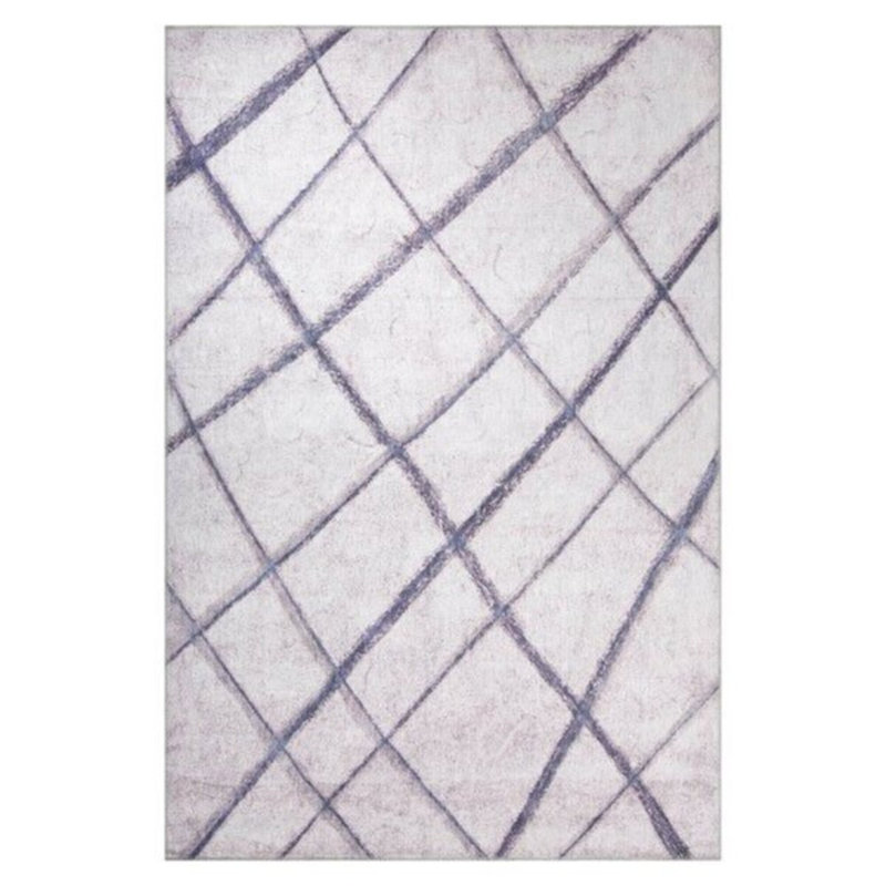 Tapis 100% polyester de qualité supérieure, 6,9 x 10,2 pi | 1850 g / m², hauteur de poils de 0,2 po | Polyester recyclé dessous | Lavable à la machine à 30 ° C | Conception douce, durable et écologique pour les espaces de vie modernes