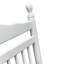 Chaise berçante balcon pour adulte - blanc