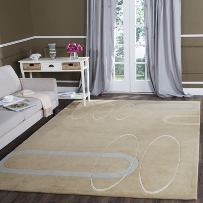 Candelo Hand Tufted Wool Geometric Rug
