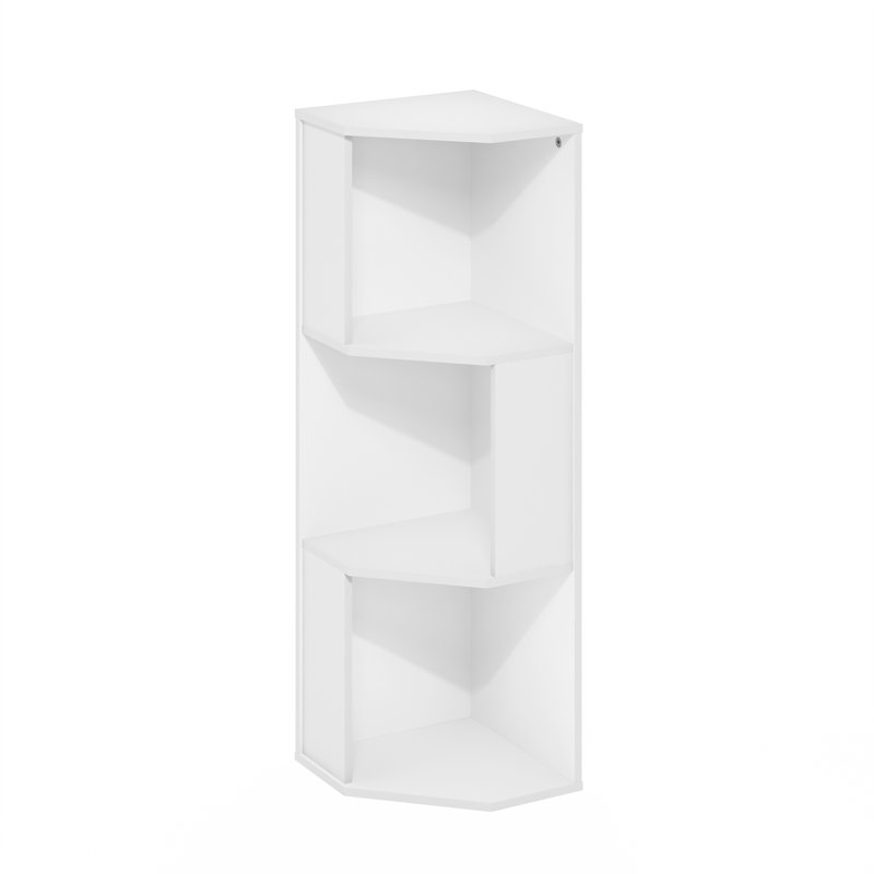 Bibliothèque sur pied à 3 niveaux Sharee, Blanc