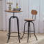 Vickie Round Metal Base Dining Table