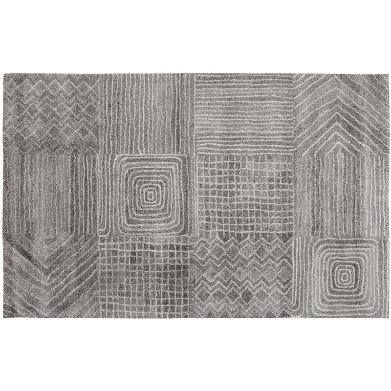 Brady Abstract Indoor Rug, Rectangle 4' x 6'