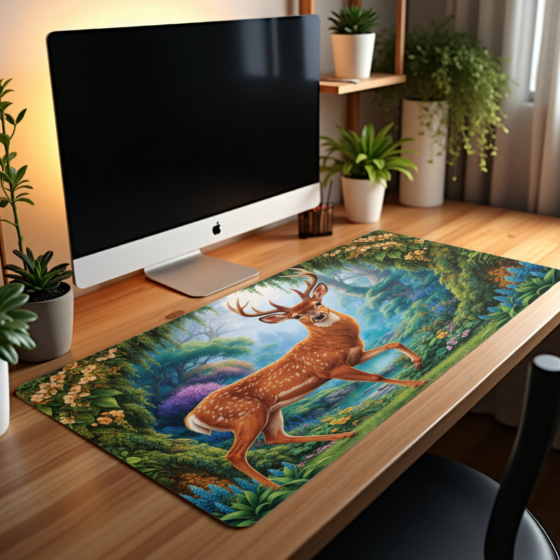 Polyester Desk Pad, 31.5x15.5