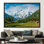 Nanga Parbat and Fairy Meadows, paysage d'art mural sur toile pour une décoration intérieure élégante