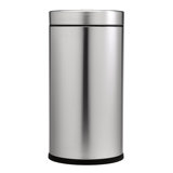 simplehuman 55 Liter Commercial Swing Top Trash Can, ADA-Compliant, Brushed Stainless Steel