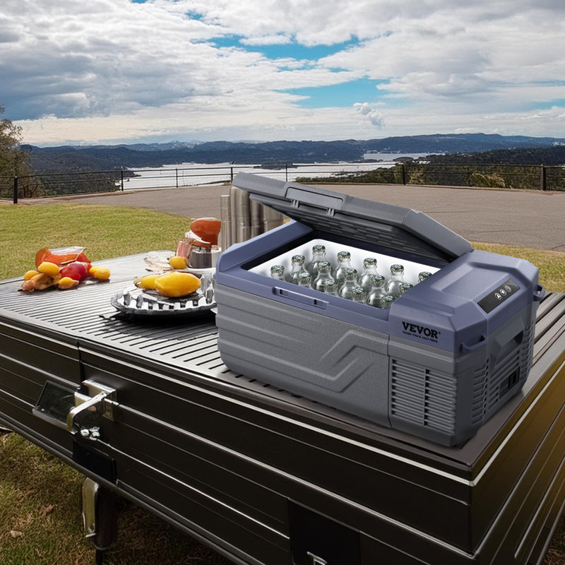 Ensemble de congélateur avec roulettes 15,9 litres VEVOR