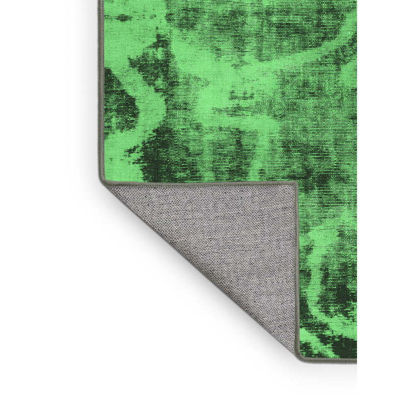Washable Abstract Indoor Rug, Rectangle 2' x 3'