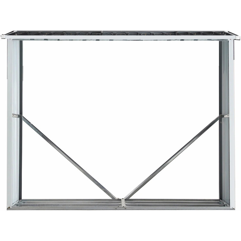 6 ft. W x 2.5 ft. D Metal Storage Shed, 6 ft. W x 3 ft. D