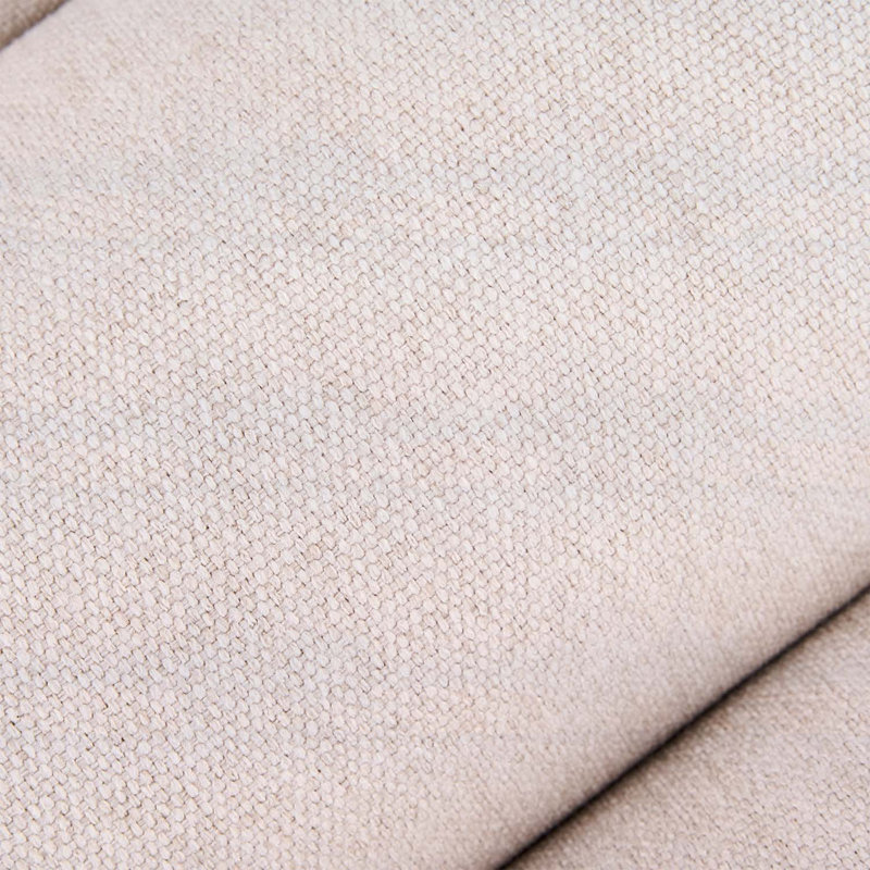 Fauteuil d'appoint Fluffy avec structure en bois, parfait pour des sièges confortables et élégants, Beige
