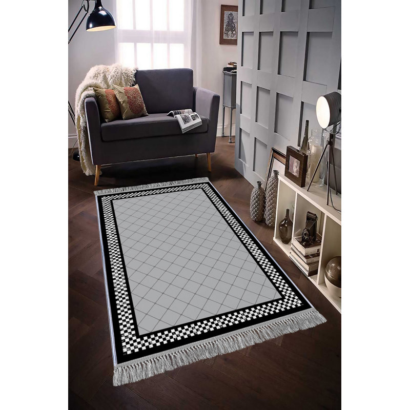 Luxurious Hall Carpet, 100% Velvet Fabric, 2.6 x 9.8 ft | Antibacterial & Non-Slip | 0.4 in Pile Height, Machine Washable | Durable Woven Design with 3D Digital Printing | Perfect for Home Entryways & Living Rooms