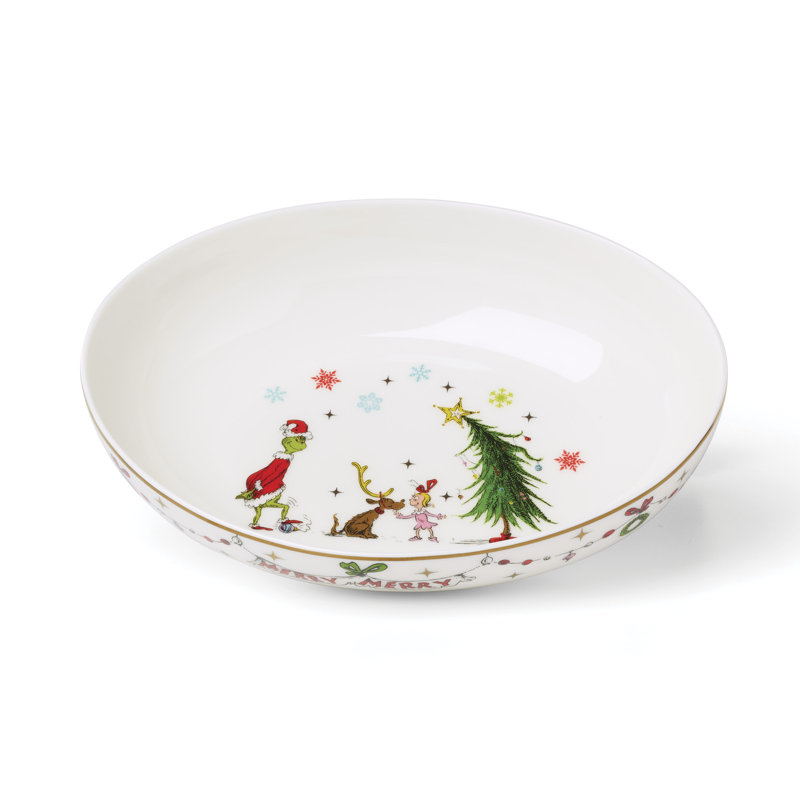 Lenox Merry Grinchmas Oval Serving Bowl