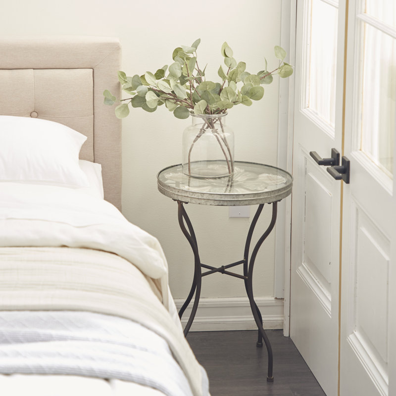 Smoak Glass Top End Table