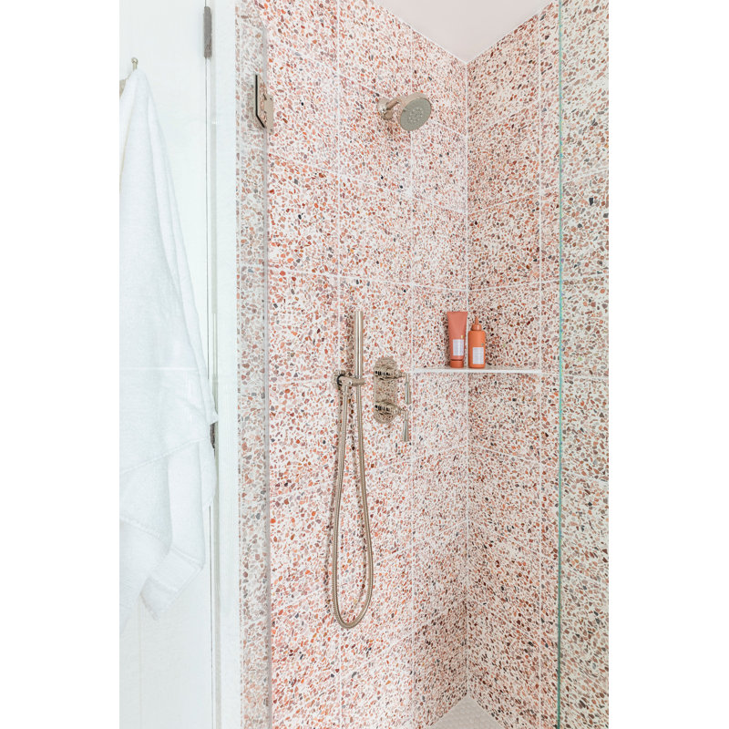 Spa Shower Rain Handheld Shower Head, Polished Nickel