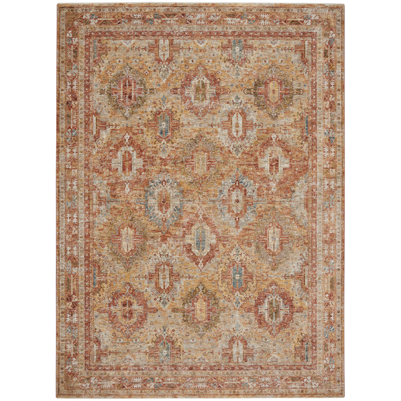 Geometric Indoor Rug, Rectangle 9'3" x 12'7"