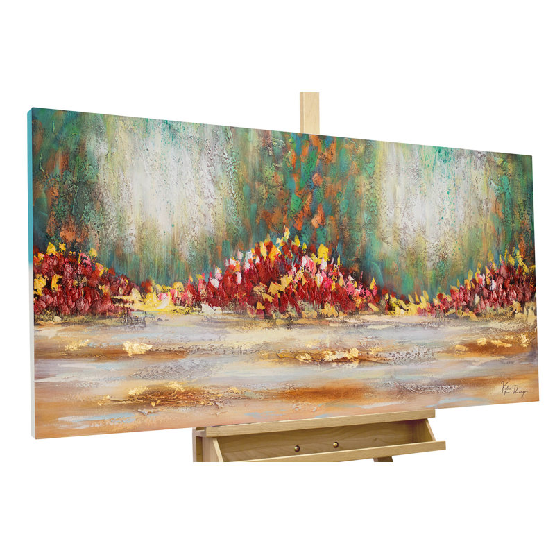 Girdle of Flowers Hand -Painted Acrylic Painting