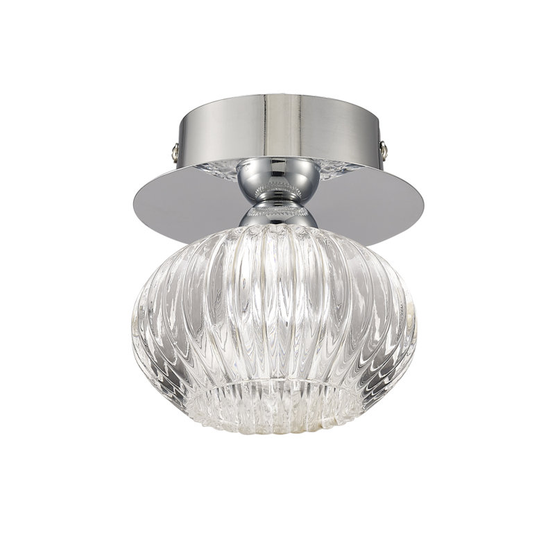 Chantell Glass Semi Flush Mount