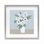 «Cerulean & White Blooms», reproduction encadrée sous verre, conception de Marilyn Dunlap