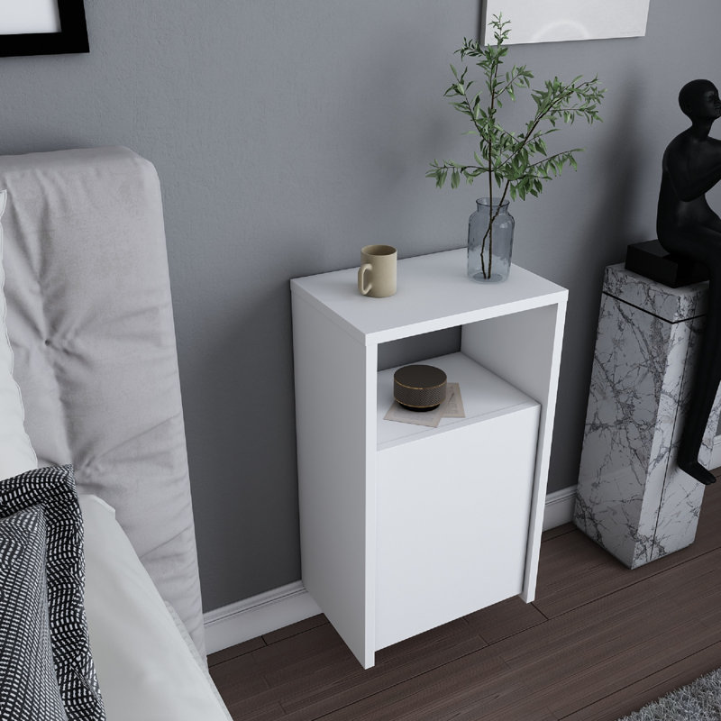 Carlin 14.1'' W Nightstand, White