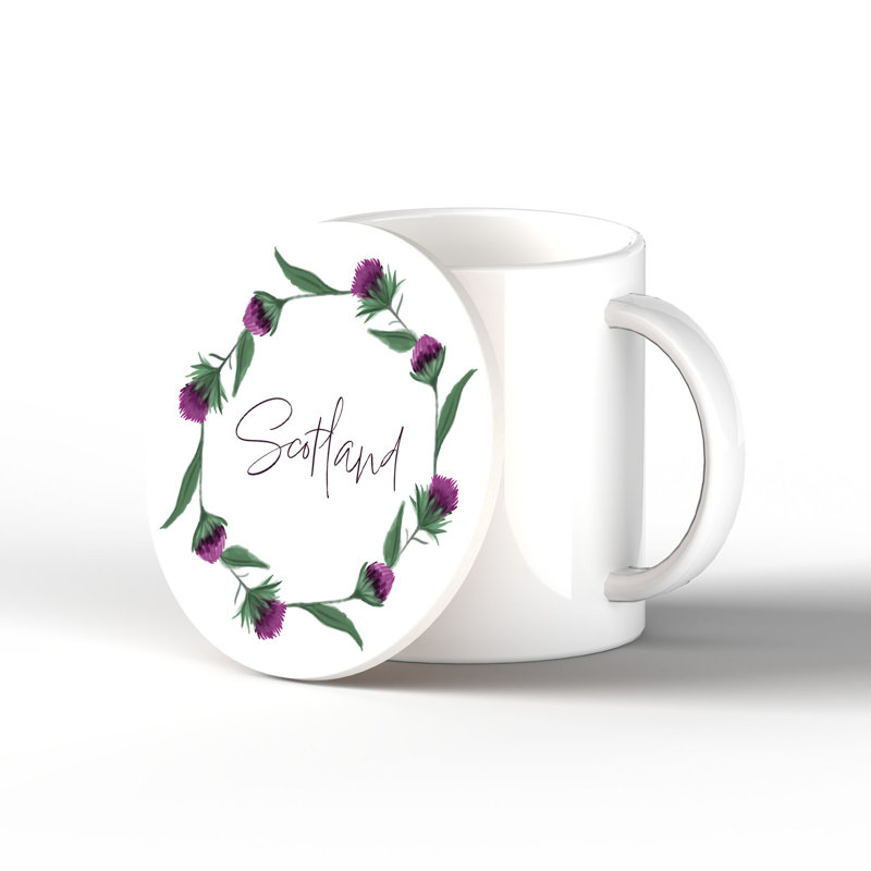 Kana Ceramic Round 1 Piece Coaster