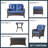 Bonia Wicker 4 - Person Patio Conversation Set with Cushions-105517596-105517603