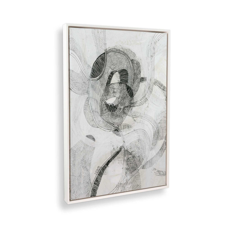 «Listo I» par June Erica Vess, reproduction d'art sur toile, H 48 po x l 36 po, Blanc