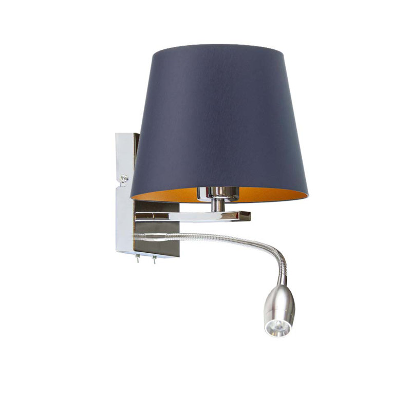 Zeller LED Armed Sconce, Purple