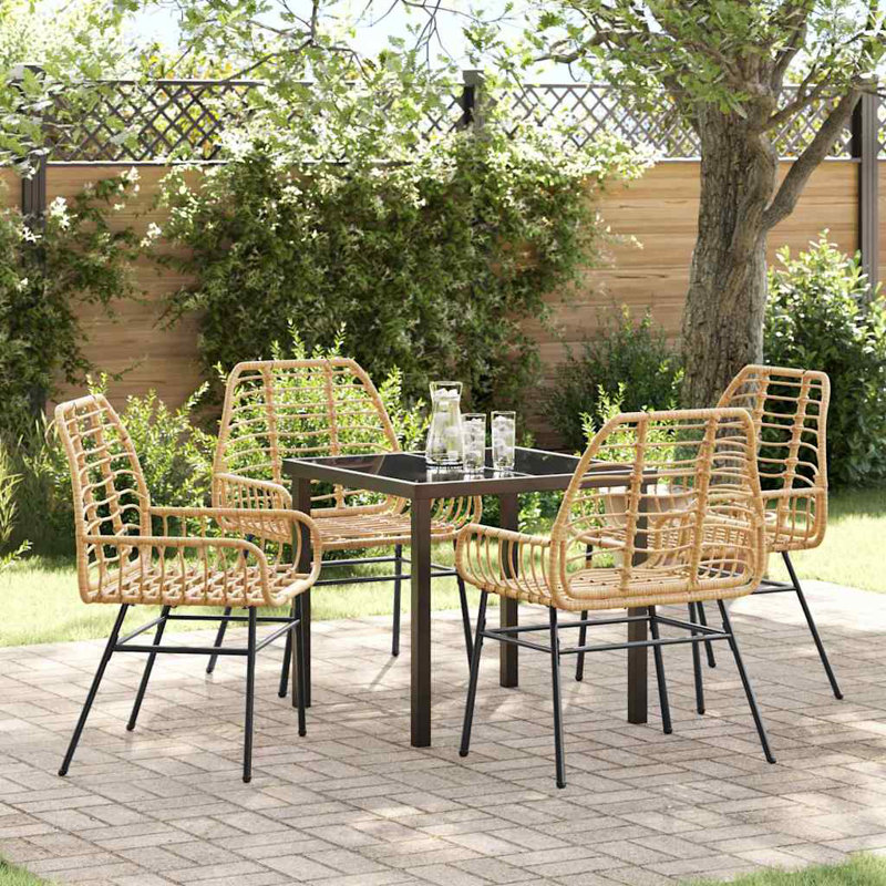 4 - Person Patio Dining Set with Square Table