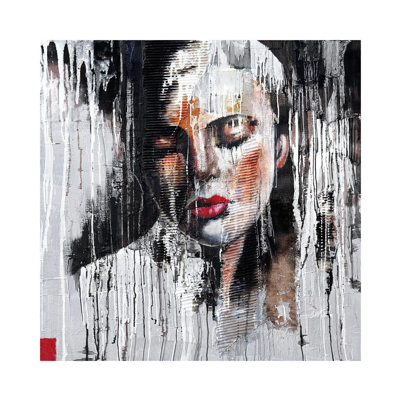 Pain VIII 1 Piece Wrapped Canvas Painting, 93.98 cm H x 93.98 cm W x 3.175 cm D