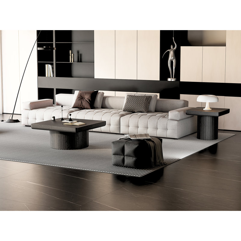 Ensemble de tables basses Modern Modern, Noir