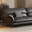 Canapé modulaire noir en cuir véritable-2051312407-2051312410-2051312411