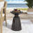 Outdoor Metal End Table -Large-643052170