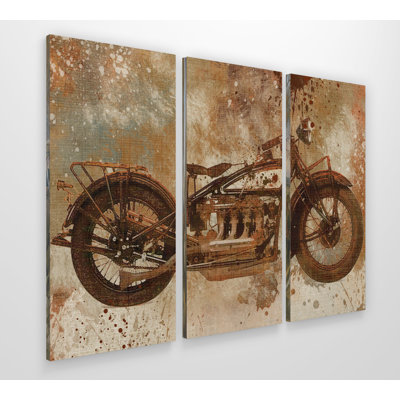 «Live to Ride V», image multi-pièces sur toile tendue
